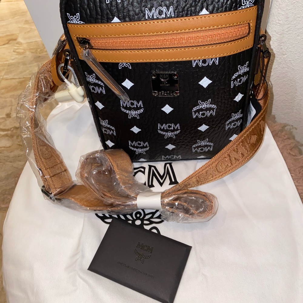 MCM Faux Leather Crossbody Bag💕 - Picture 4 of 7